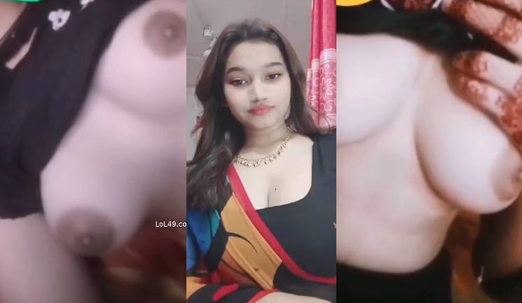 Super Sexy Cute Girl Boobs Showing to BF HD