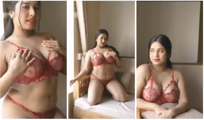 Teen Big Boobs Cute Model Doing Video